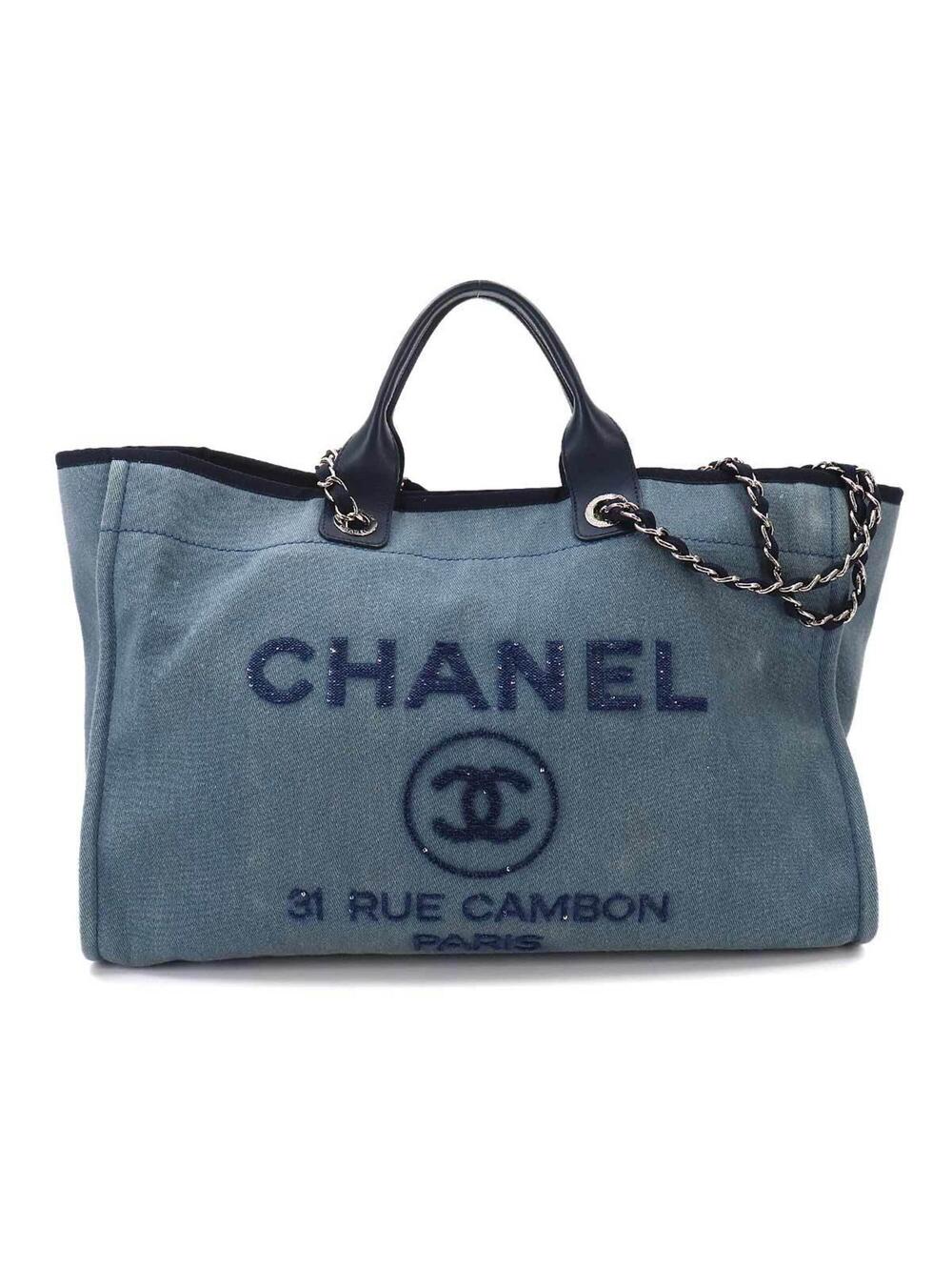 Chanel Deauville Tote Canvas With #319121C35B